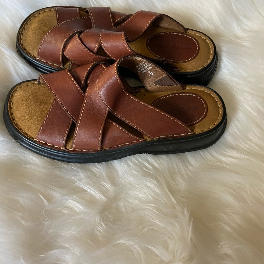 EUC Easy Spirit leather glide sandal - Picture 3 of 5